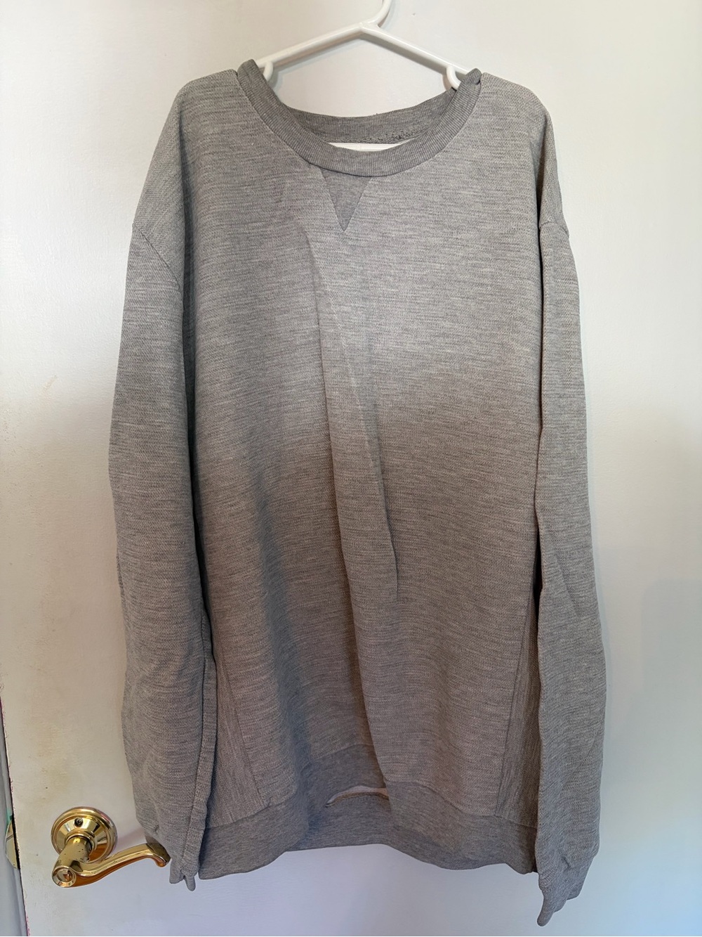 Men’s Zara Essentials Grey Sweatshirt Size XL